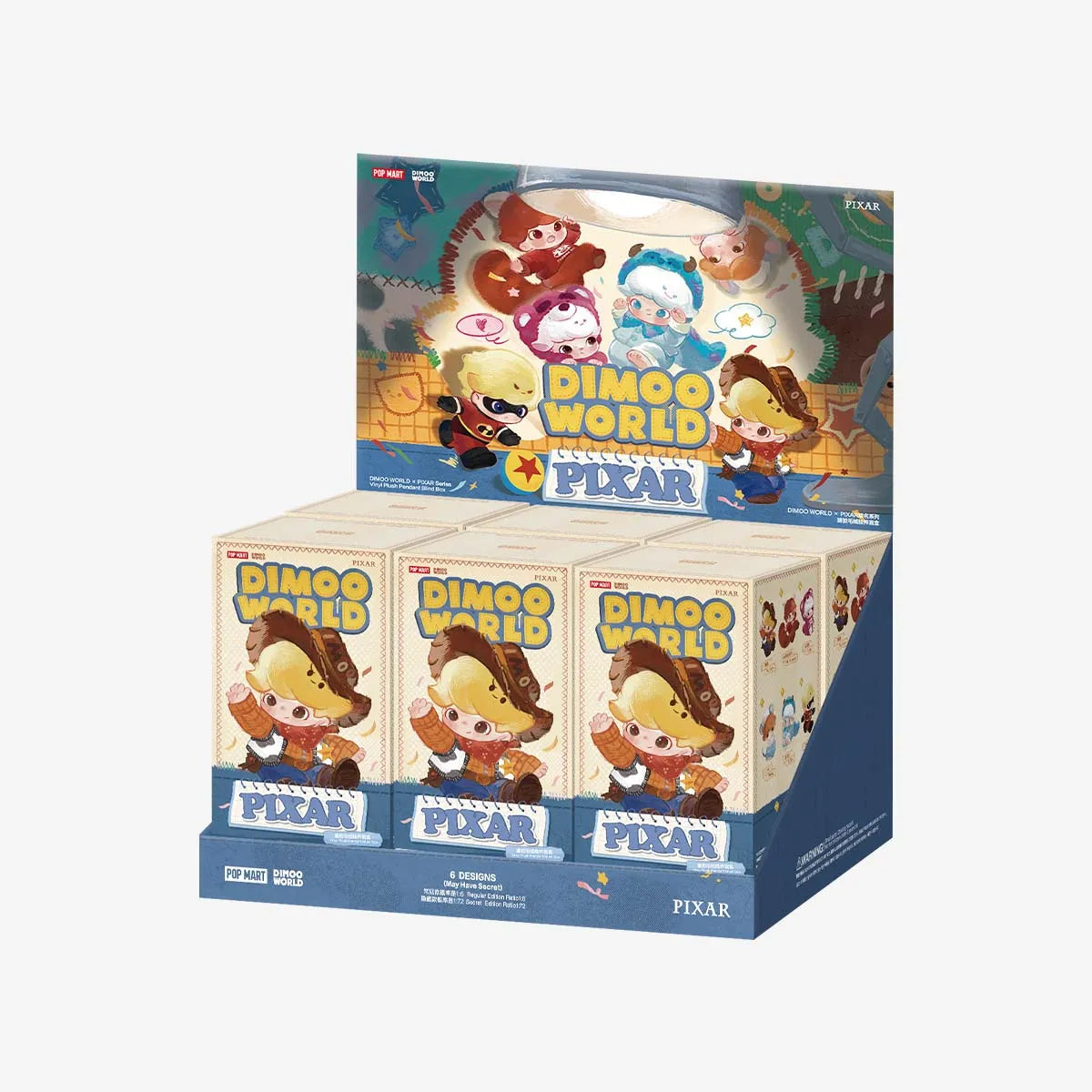 DIMOO WORLD × PIXAR Series Full Set (6 pcs)