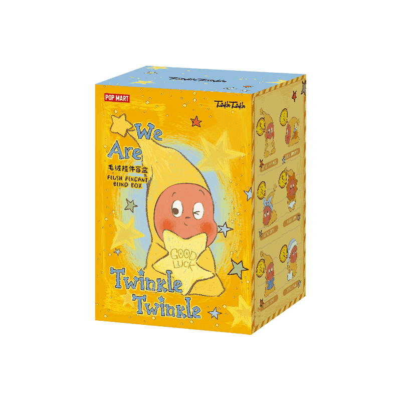 We Are Twinkle Twinkle Series – Plyschhängefigur i blindbox | Singelbox (1 st) eller fullständigt set