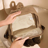 Classic Bag Series – LABUBU Berber Fleece Backpack (Braun)