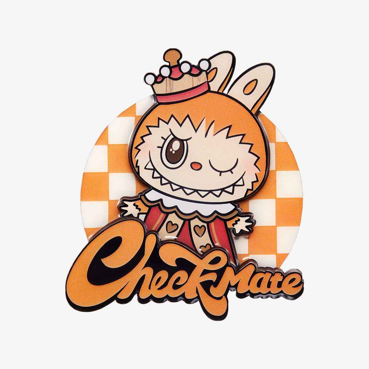 Magnes na lodówkę Labubu Queen – seria Let’s Checkmate