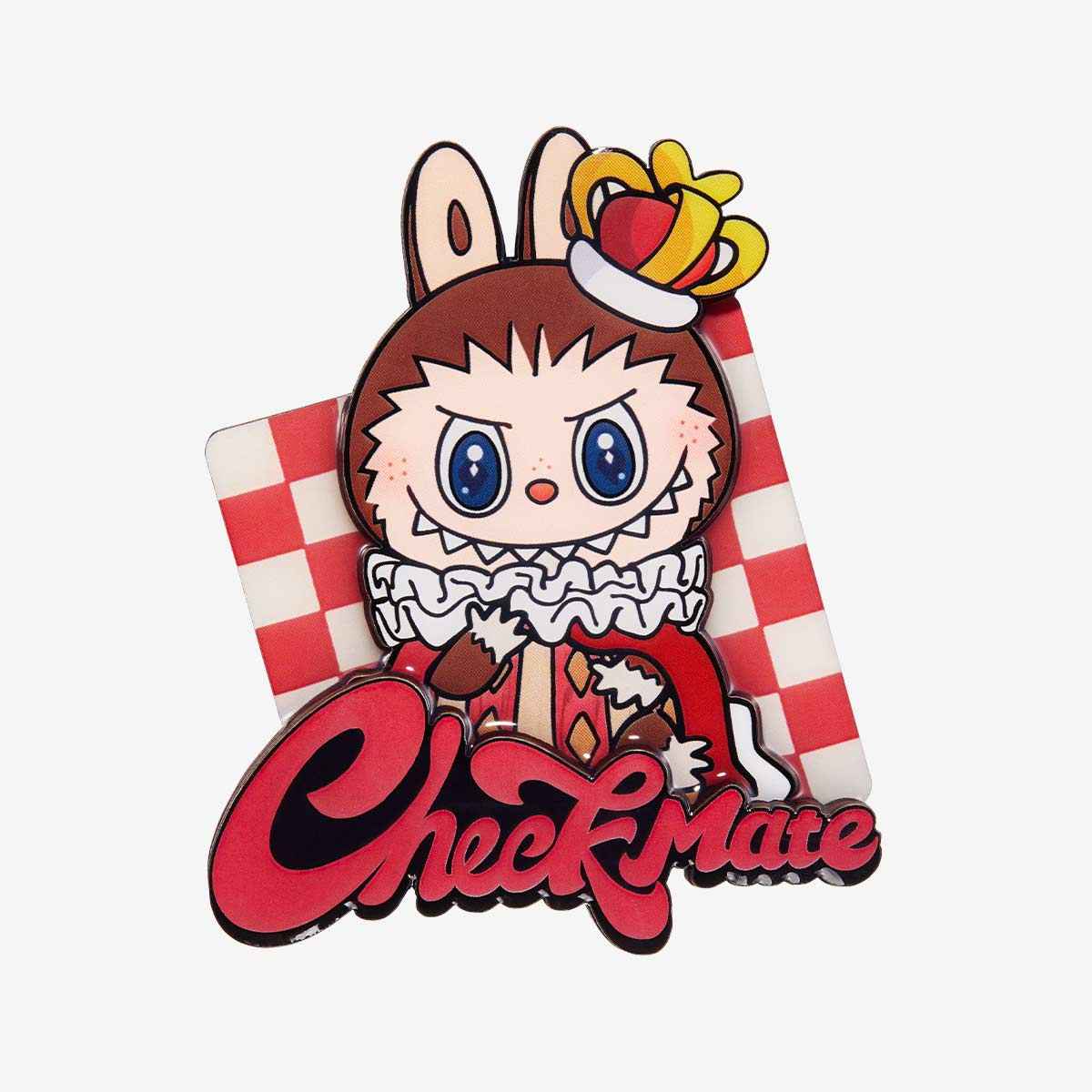 Magnes na lodówkę Labubu King – seria Let’s Checkmate