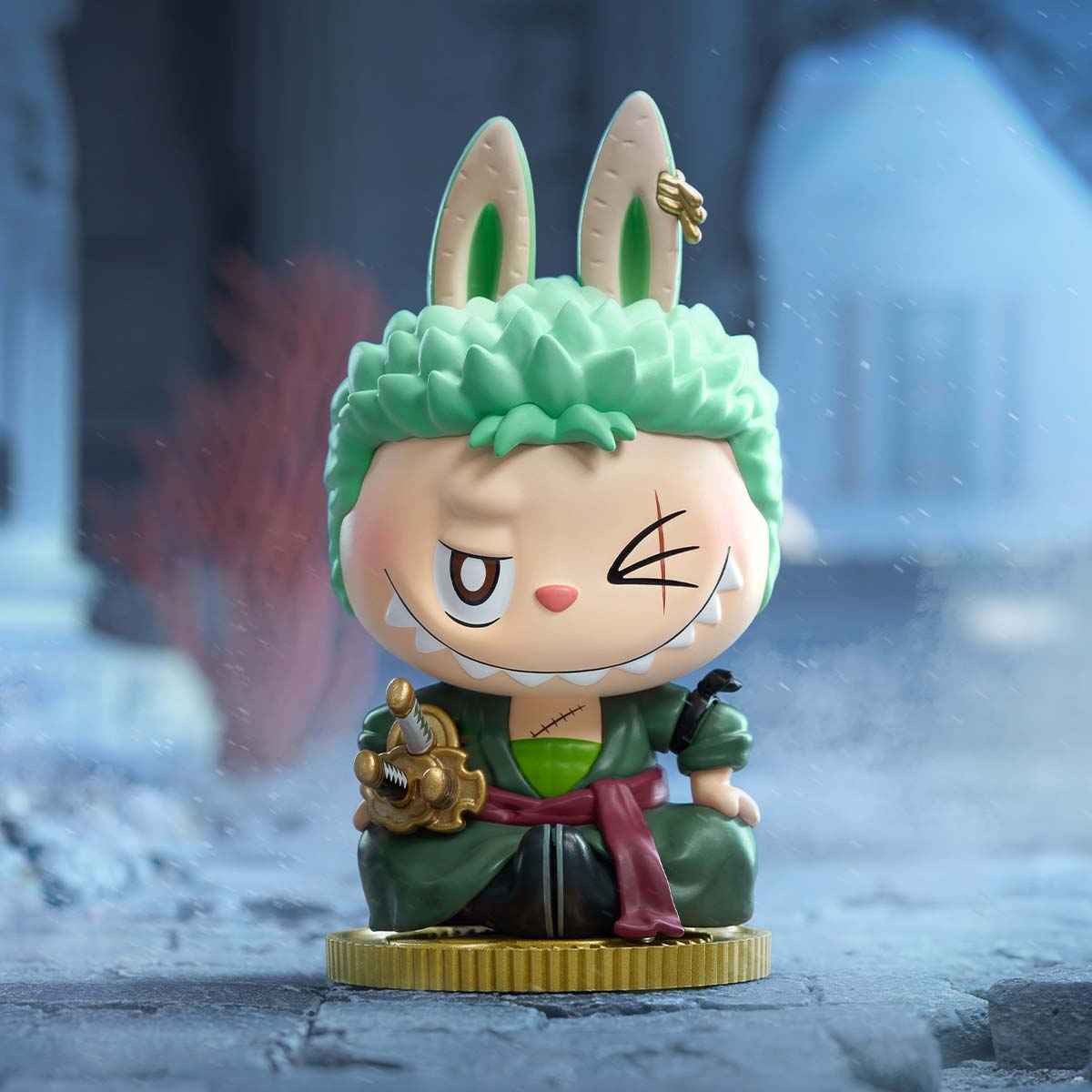 Labubu × One Piece – Figura de Roronoa Zoro