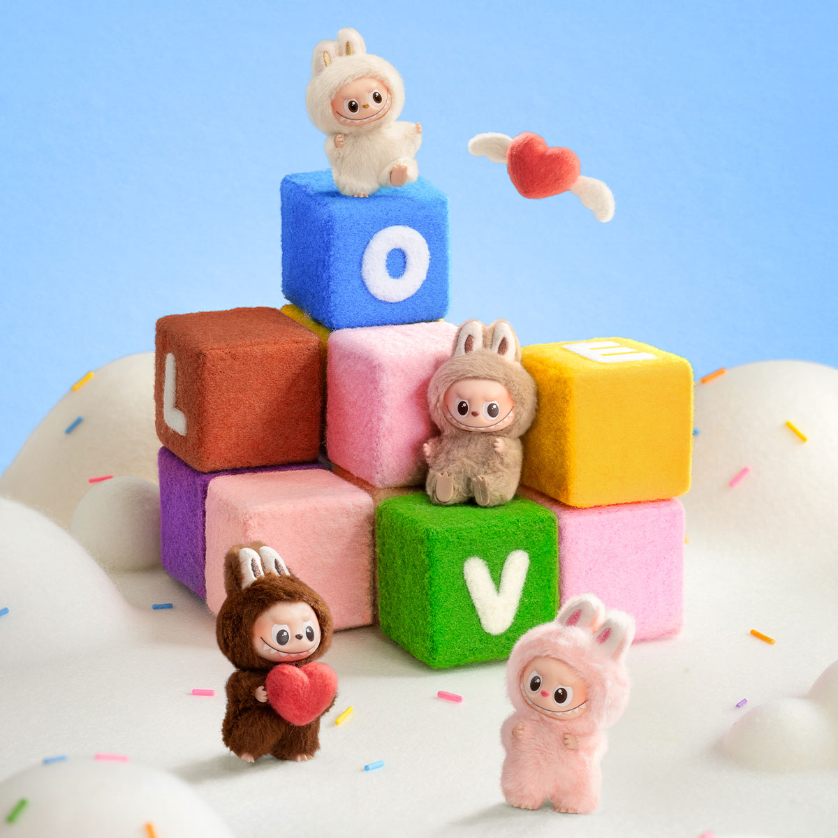 Labubu V4 – Pin For Love Series Blind Box (A–M enstaka box)