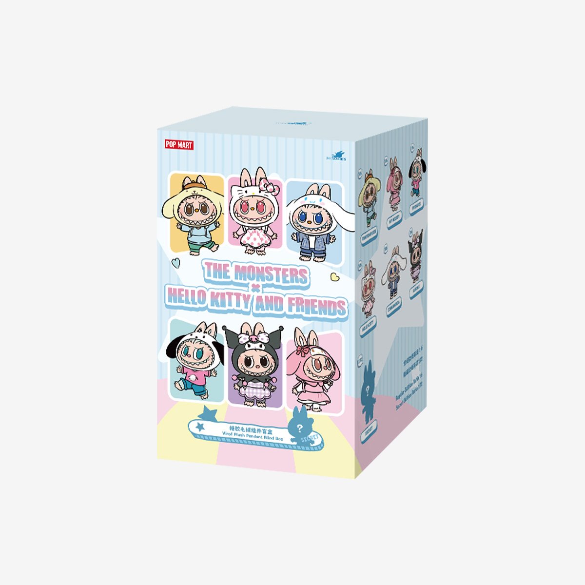 THE MONSTERS × Hello Kitty & Friends Vinyl Plush Pendant Blind Box (1 pièce)