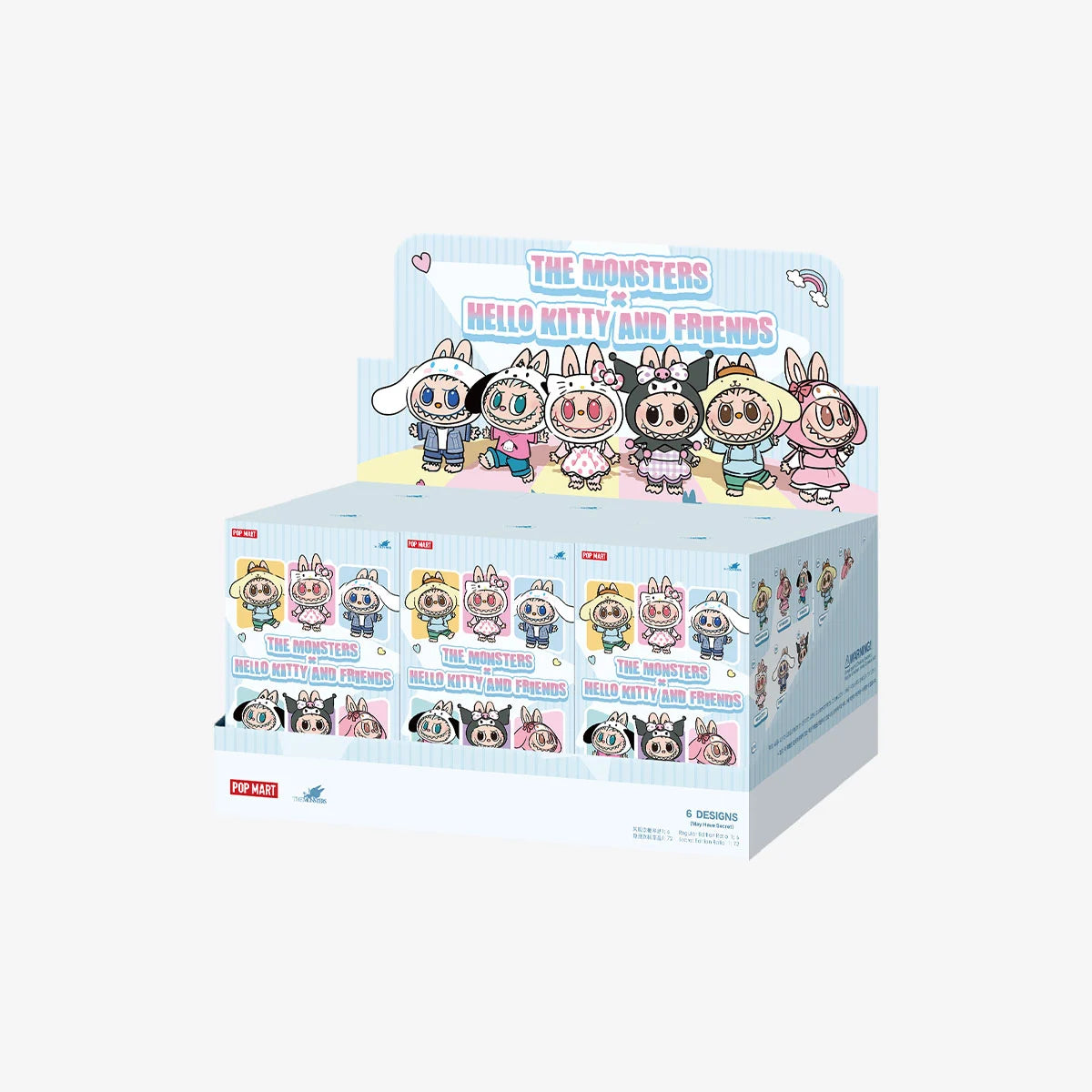 THE MONSTERS × Hello Kitty & Friends Vinyl Plush Pendant Blind Box (1 st)
