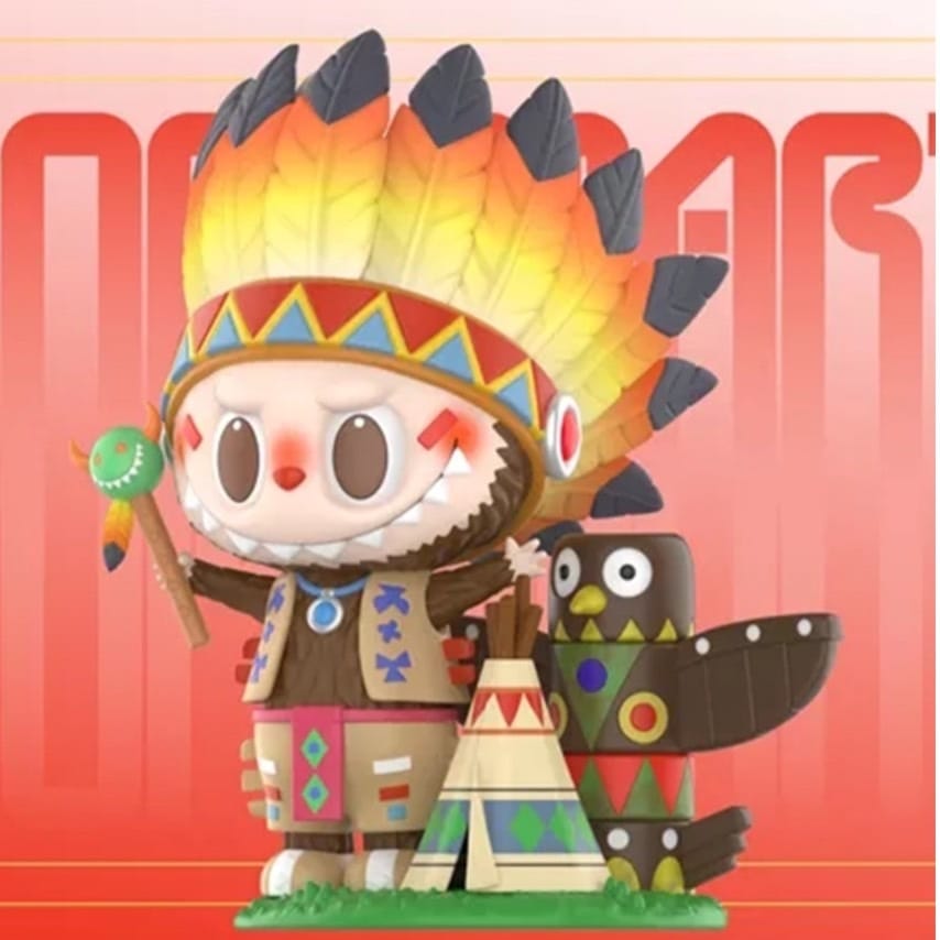 Genuine POP MART Labubu Indian Figure – Primitive Limited Edition