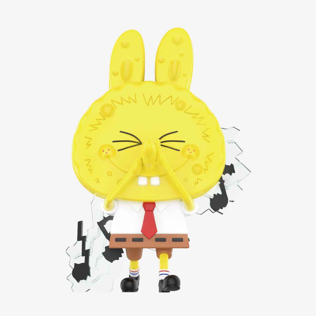 Labubu × Spongebob – figurka „Nose Flute” | ekskluzywny Drop