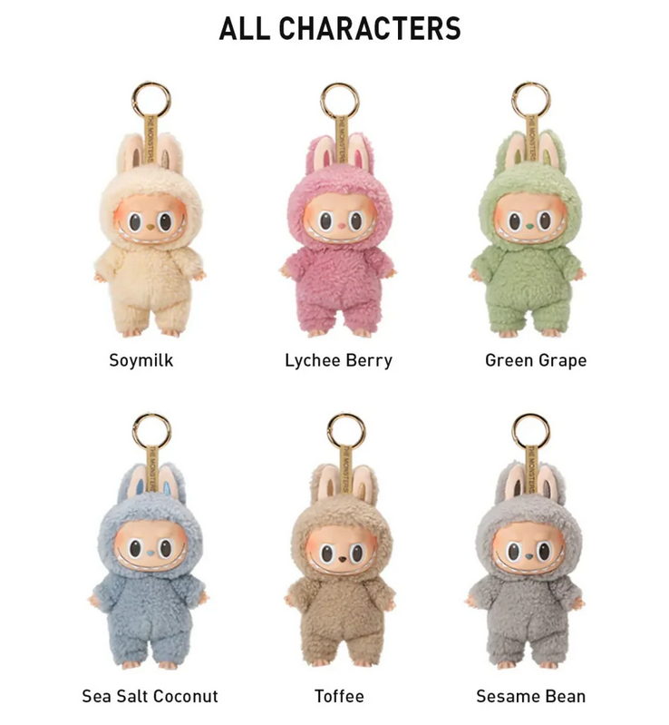 Labubu Vinyl Face Blind Box – seria Exciting Macaron (6 szt.)