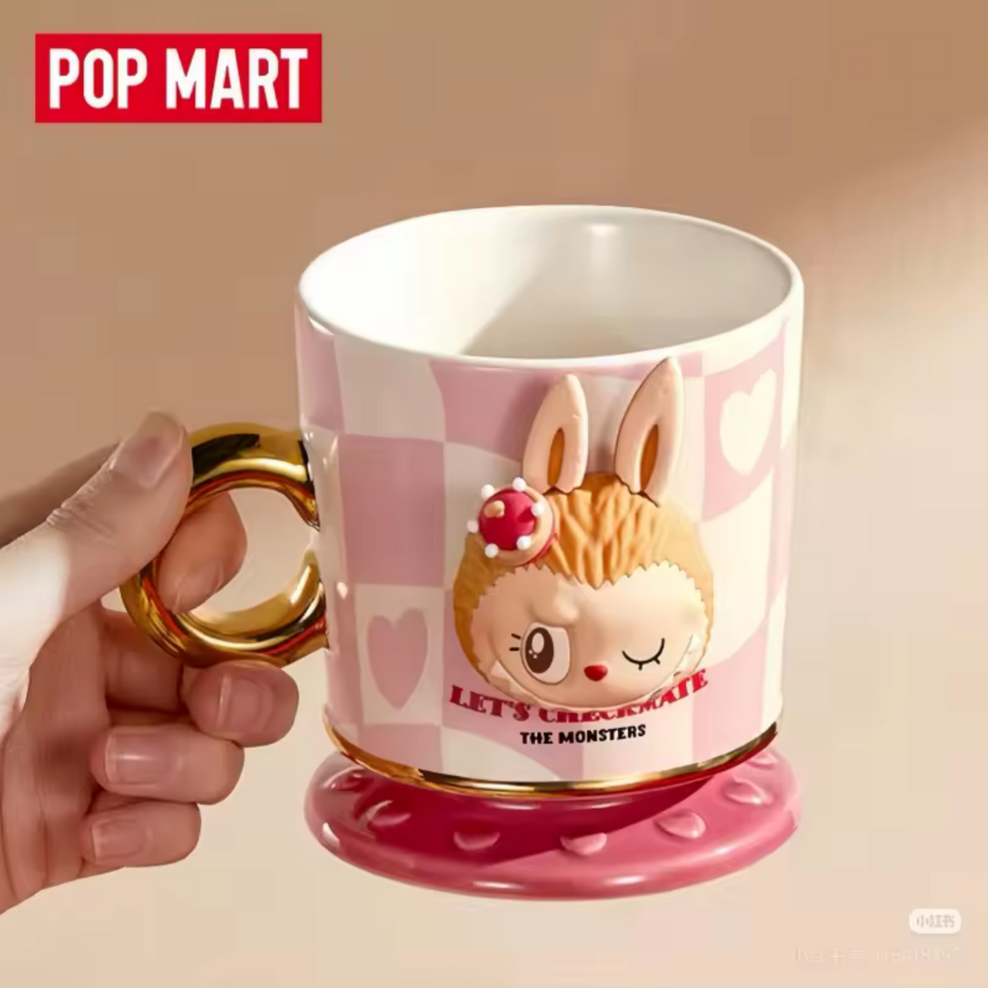 Labubu - Taza azul y rosa | Colección Let’s Checkmate
