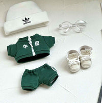Zielony sportowy dres Adidas