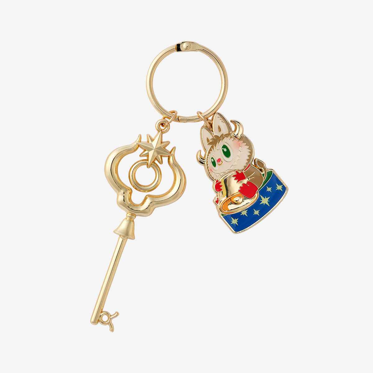 Labubu Nyckelring med hänge – Oxens stjärnbildsserie