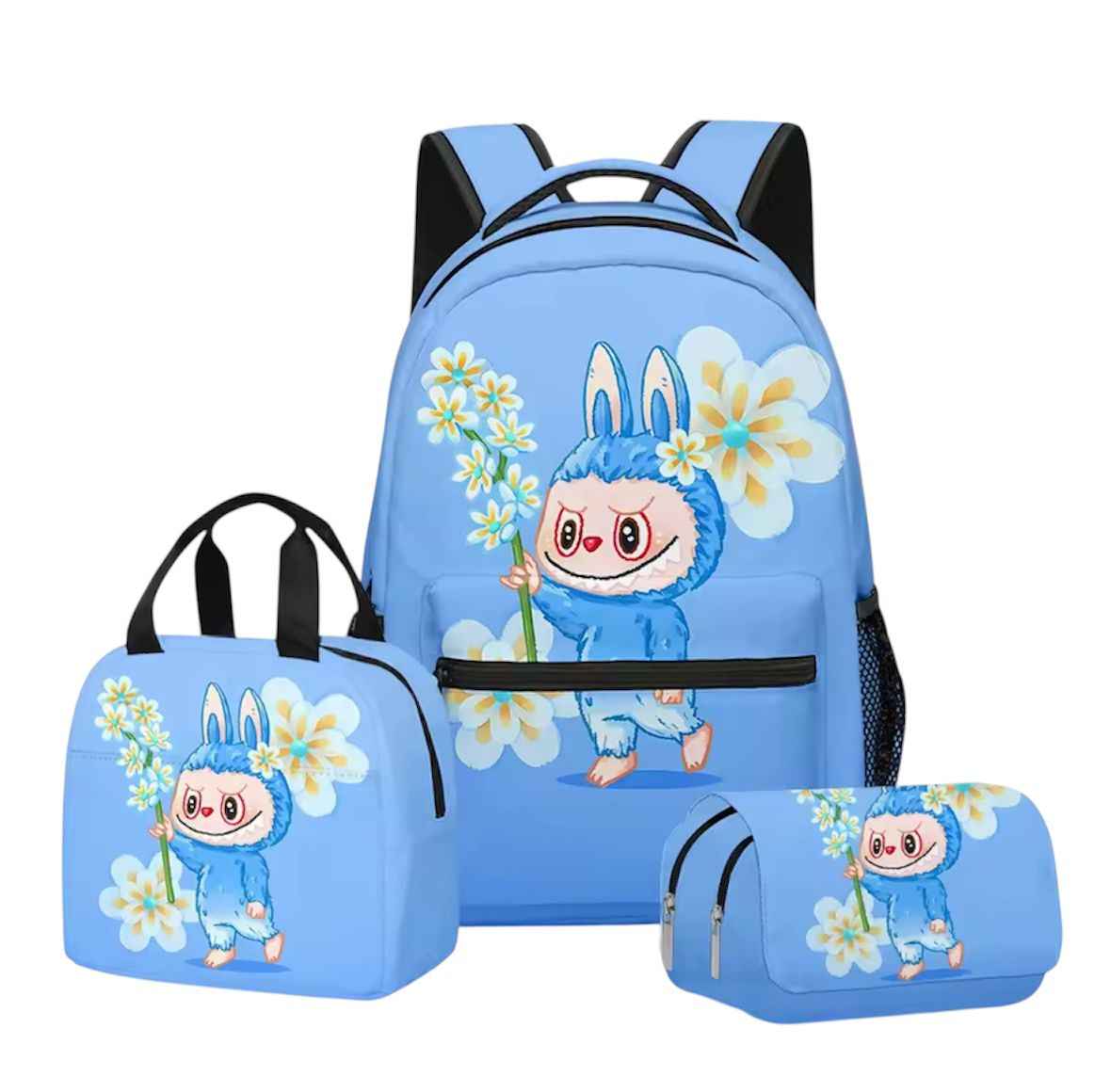 Labubu Sac à dos Blue Flower — (Édition spéciale)