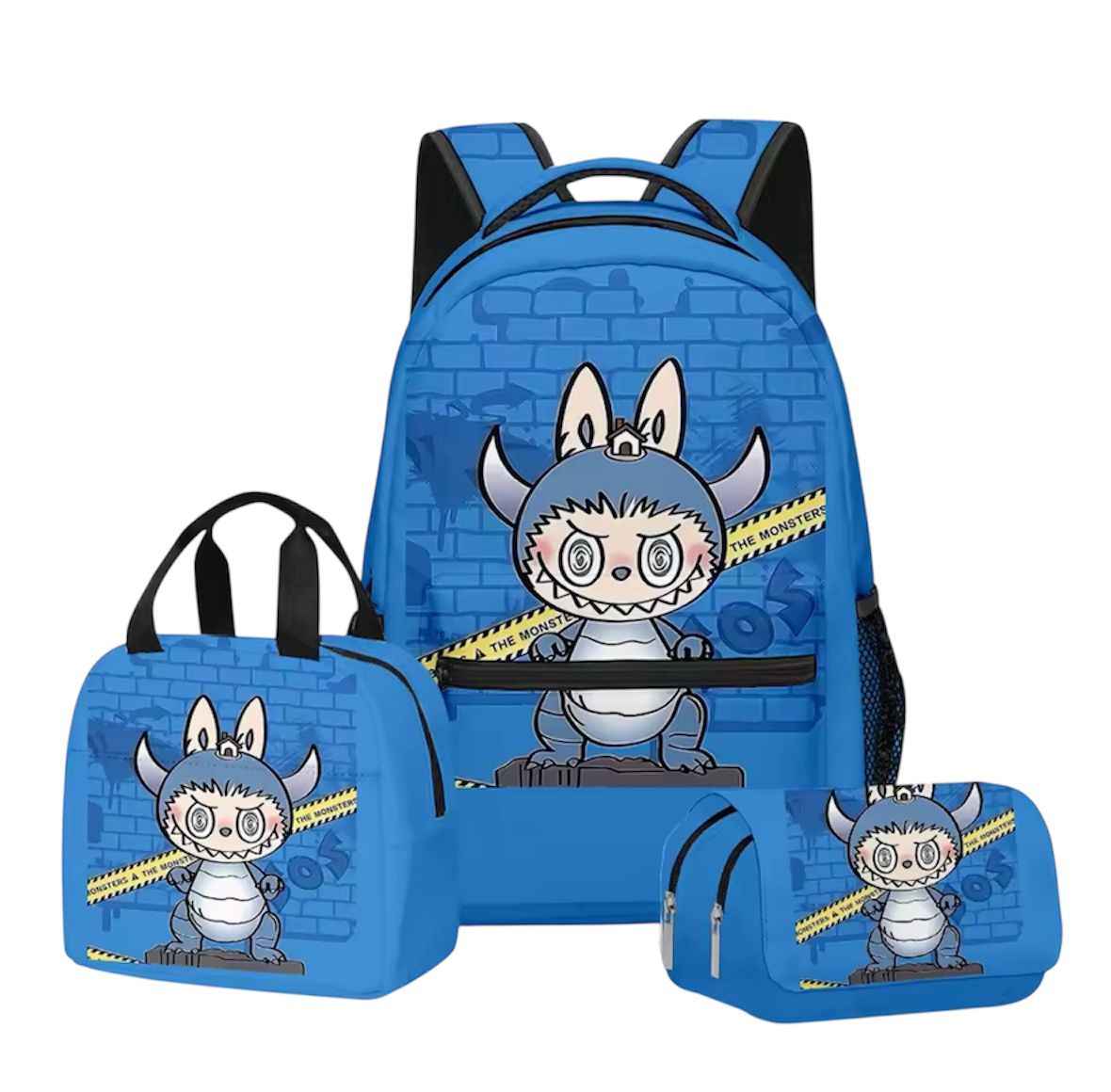 Labubu Sac à dos Blue Monster — (Édition spéciale)