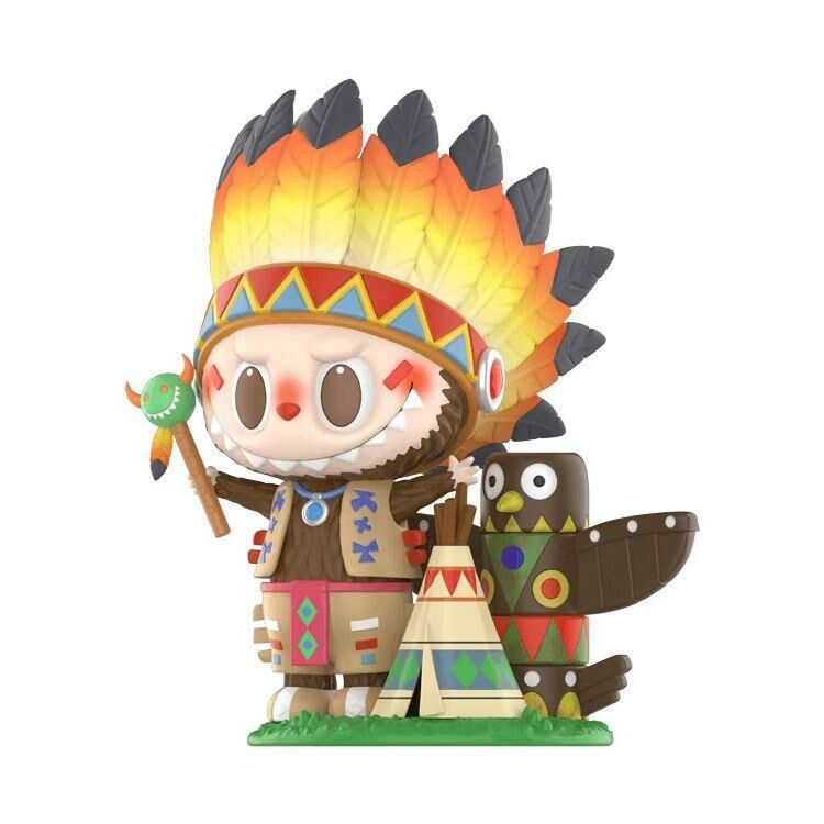 Genuine POP MART Labubu Indian Figure – Primitive Limited Edition